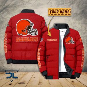 Cleveland Browns NFL Style Puffer Jacket For Fans
