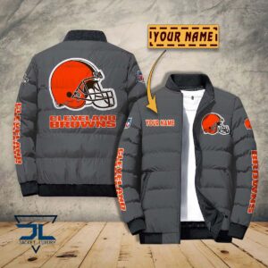 Cleveland Browns NFL Style Puffer Jacket For Fans