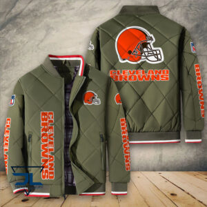 Cleveland Browns NFL Style Puffer Jacket For Fans