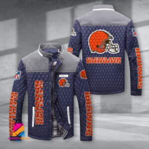 Cleveland Browns NFL Style Puffer Jacket For Fans