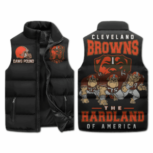 Cleveland Browns NFL Style Sleeveless Puffer Jacket For Fans
