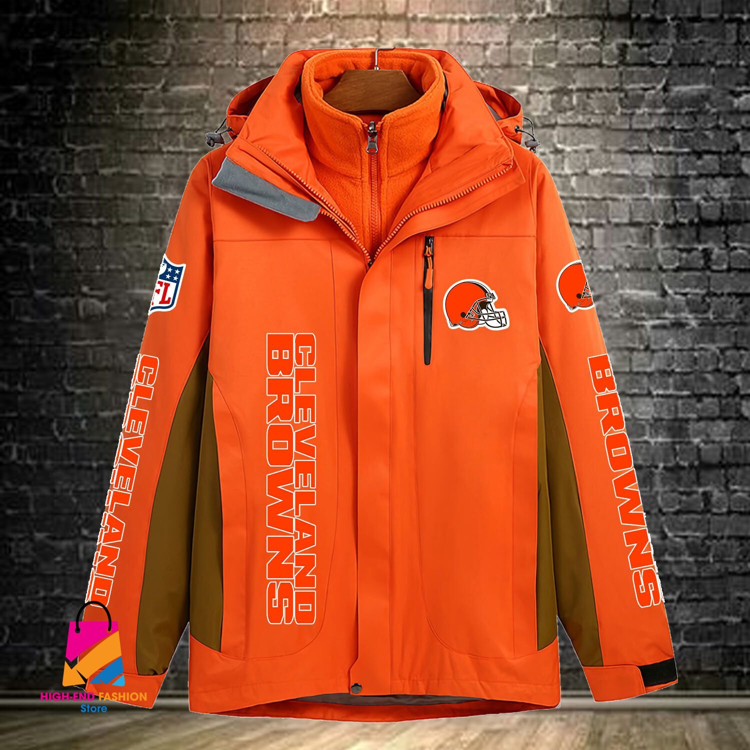 Cleveland Browns NFL Style Windbreaker Jacket For Fans