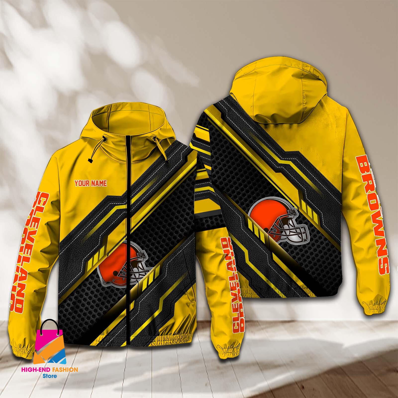 Cleveland Browns NFL Style Windbreaker Jacket For Fans