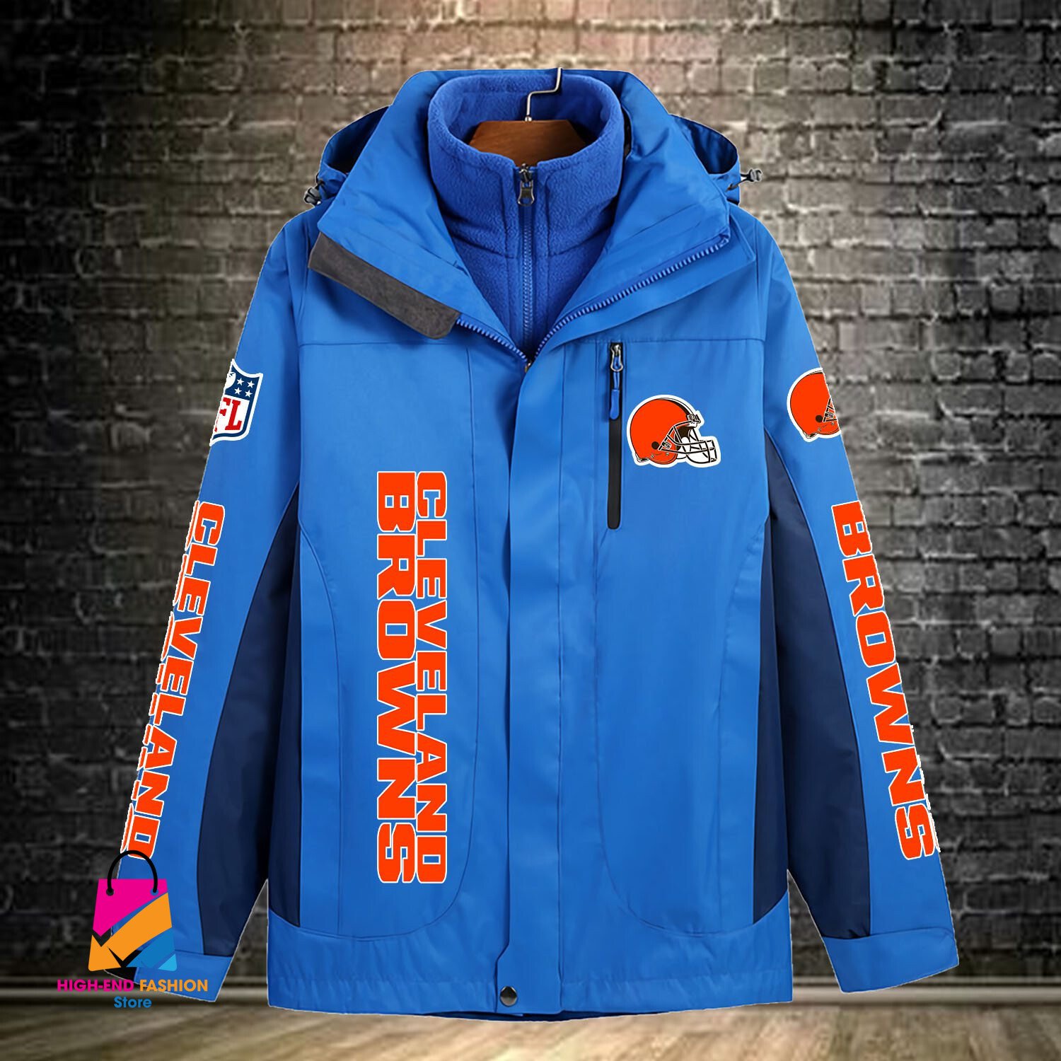 Cleveland Browns NFL Style Windbreaker Jacket For Fans