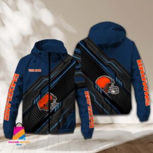 Cleveland Browns NFL Style Windbreaker Jacket For Fans