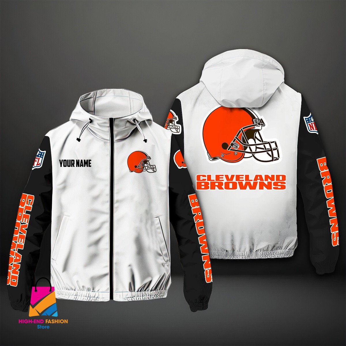 Cleveland Browns NFL Style Windbreaker Jacket For Fans