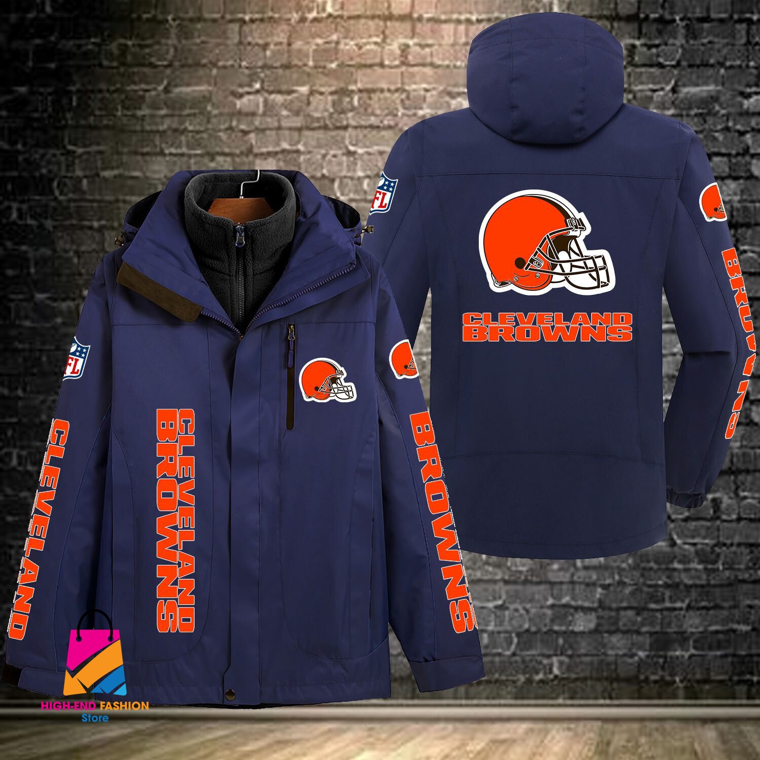 Cleveland Browns NFL Style Windbreaker Jacket For Fans