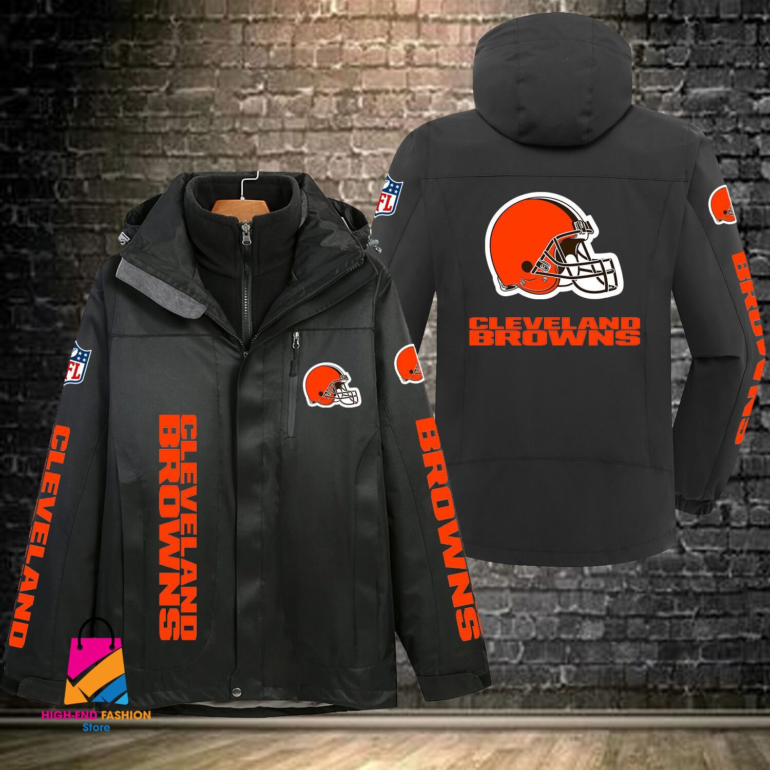 Cleveland Browns NFL Style Windbreaker Jacket For Fans