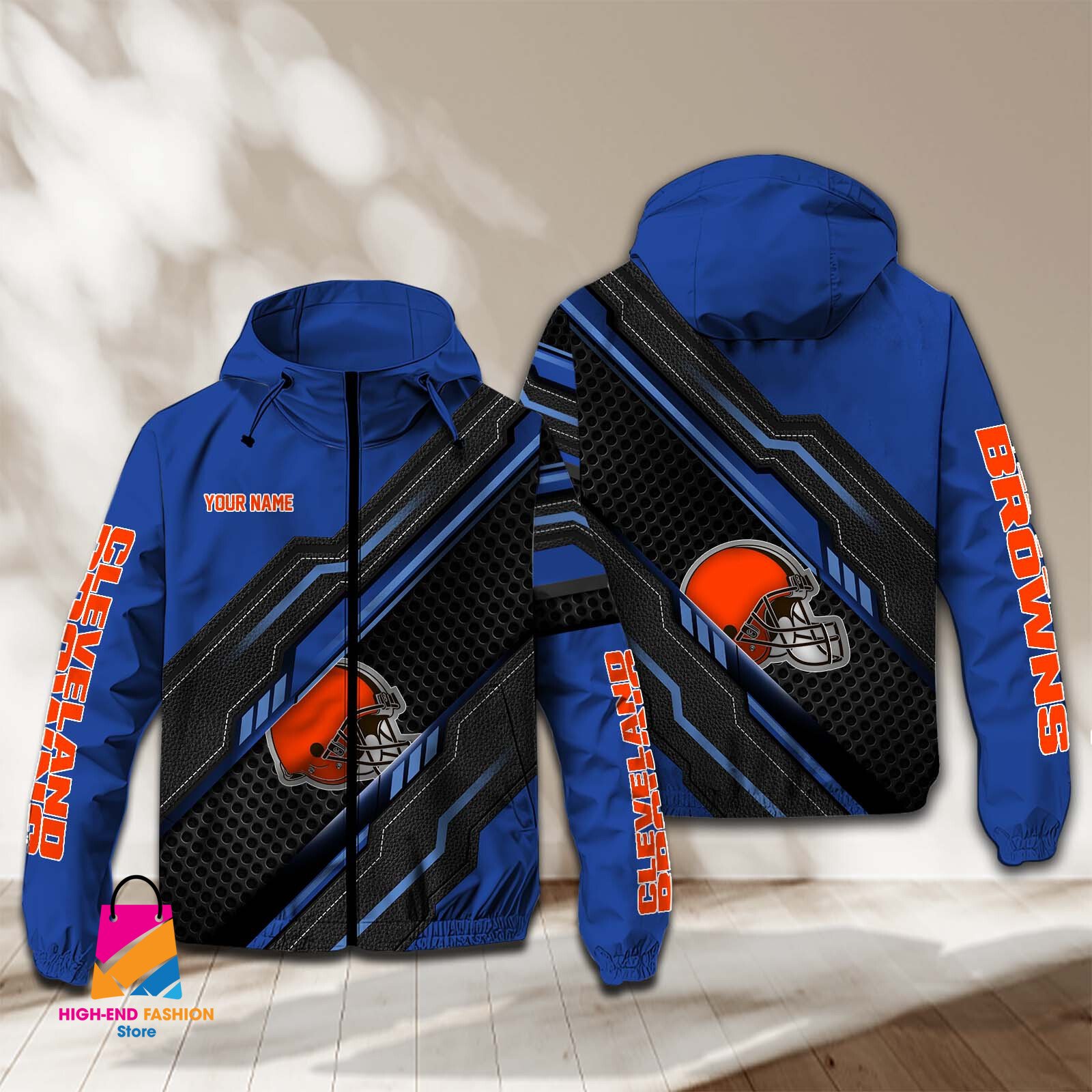 Cleveland Browns NFL Style Windbreaker Jacket For Fans