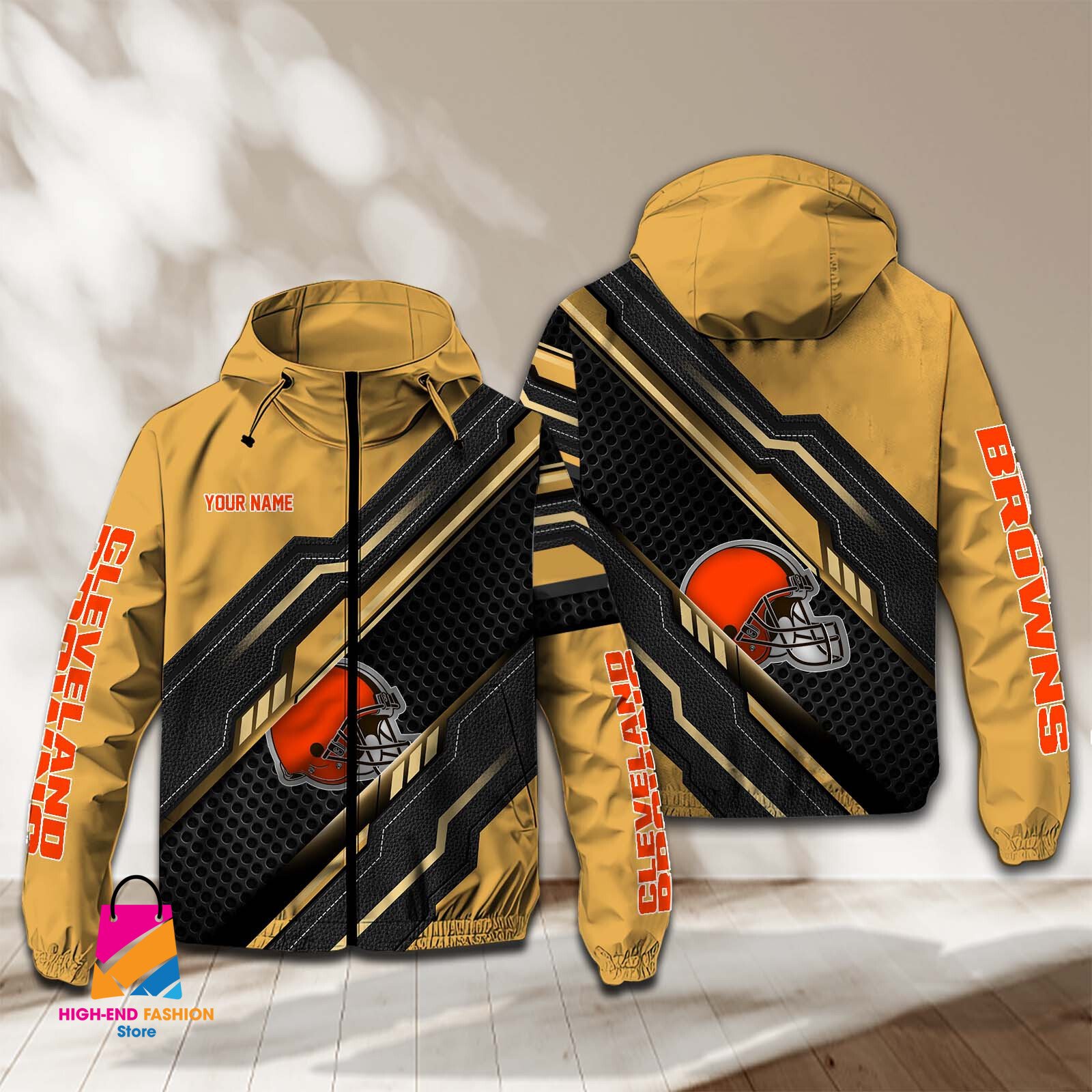 Cleveland Browns NFL Style Windbreaker Jacket For Fans