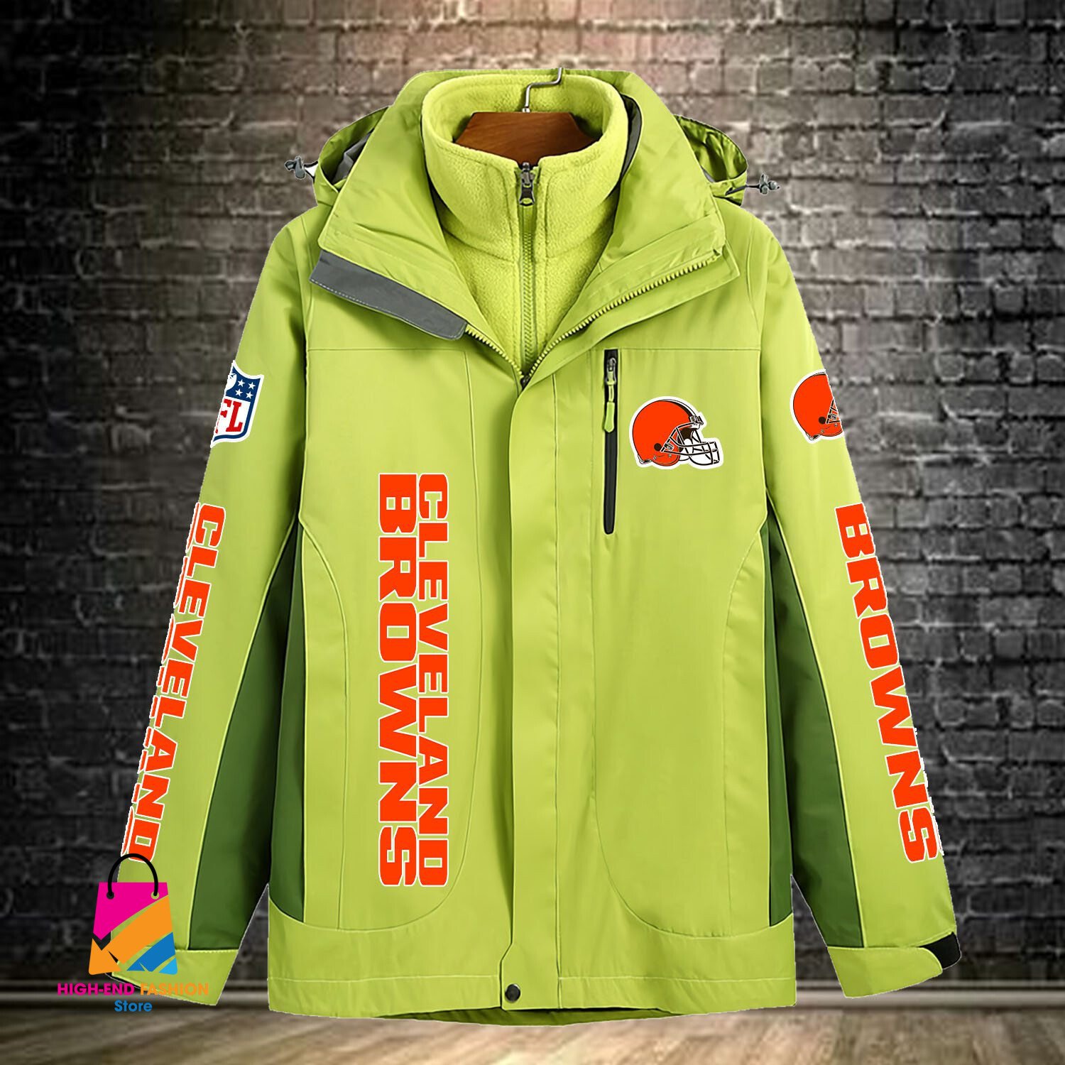 Cleveland Browns NFL Style Windbreaker Jacket For Fans