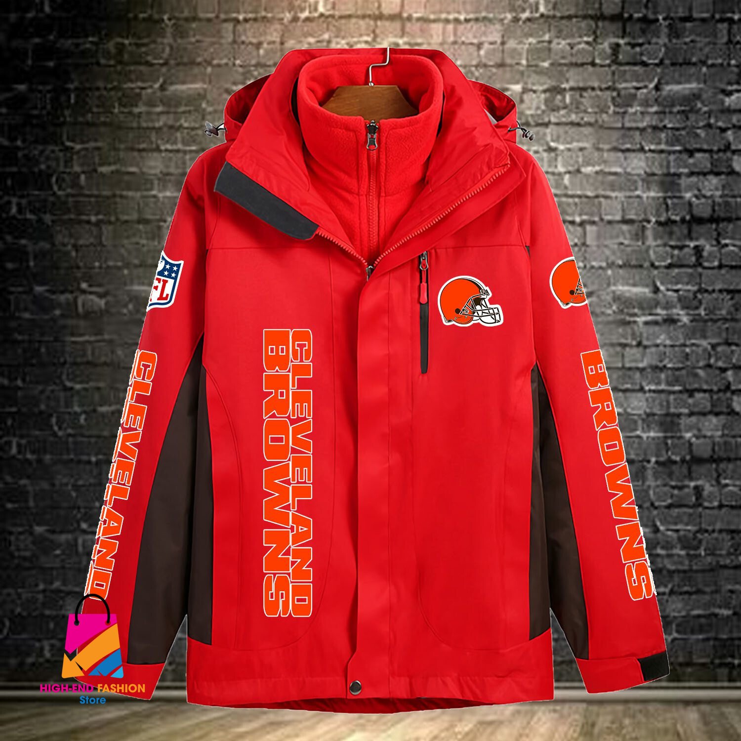 Cleveland Browns NFL Style Windbreaker Jacket For Fans