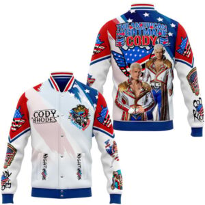 Cody Rhodes WWE Style Baseball Jacket For Fans