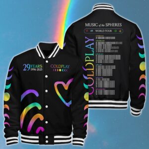 COLDPLAY Music Style Baseball Jacket For Fans