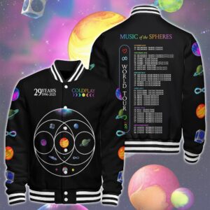 COLDPLAY Music Style Baseball Jacket For Fans