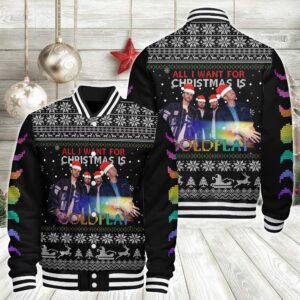 COLDPLAY x Chrismast Music Style Baseball Jacket For Fans