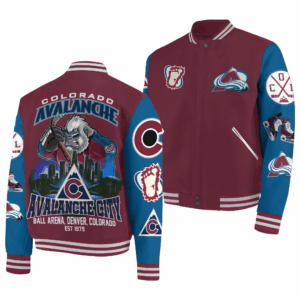 Colorado Avalanche NHL Style Baseball Jacket For Fans