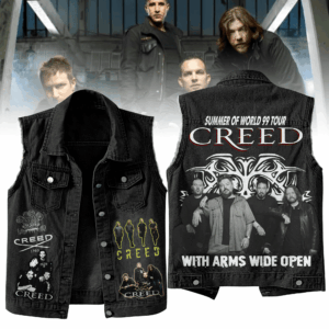 Creed Band Music Style Sleeveless Jacket For Fans