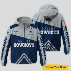 Dallas Cowboys NFL Personalized Style Windbreaker Jacket For Fans