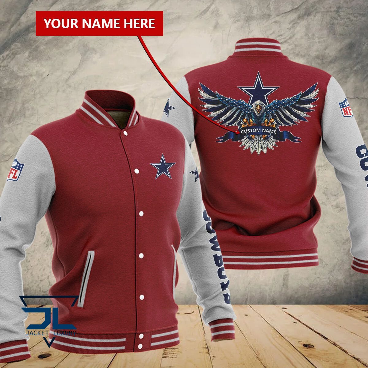 Dallas Cowboys NFL Style Baseball Jacket For Fan