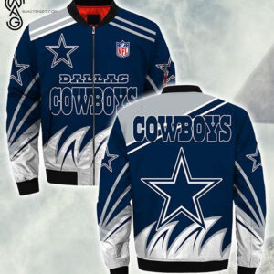 Dallas Cowboys NFL Style Bomber Jacket For Fans