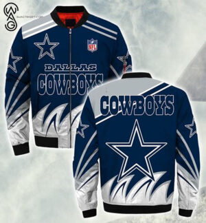 Dallas Cowboys NFL Style Bomber Jacket For Fans