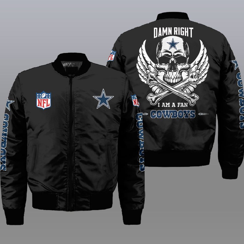 Dallas Cowboys NFL Style Bomber Jacket For Fans