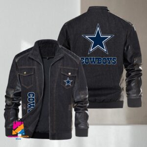 Dallas Cowboys NFL Style Denim Jacket For Fans