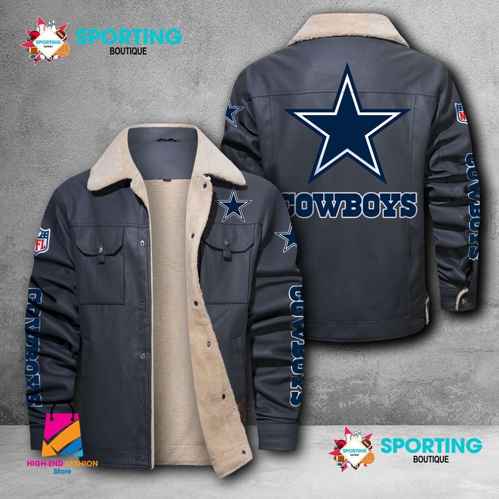 Dallas Cowboys NFL Style Leather Jacket For Fans