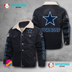 Dallas Cowboys NFL Style Fleece Thermal Cotton Jacket For Fans