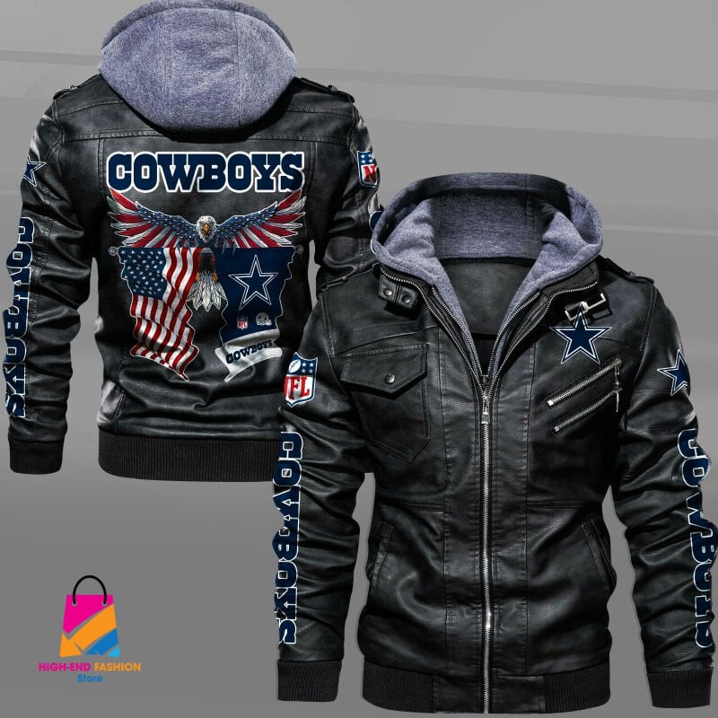 Dallas Cowboys NFL Style Leather Jacket For Fan