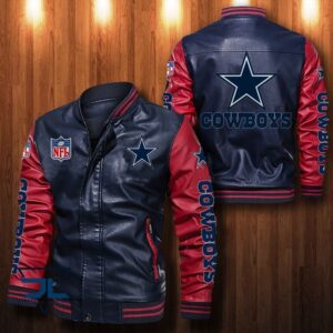 Dallas Cowboys NFL Style Leather Jacket For Fan