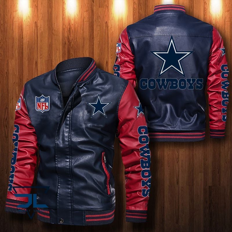 Dallas Cowboys NFL Style Leather Jacket For Fan