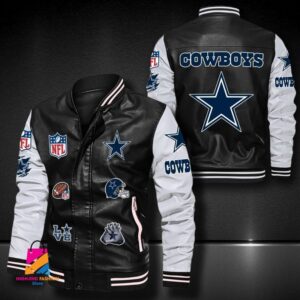 Dallas Cowboys NFL Style Leather Jacket For Fan