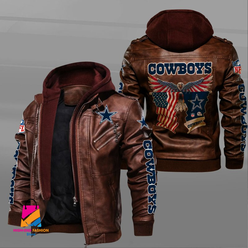 Dallas Cowboys NFL Style Leather Jacket For Fan