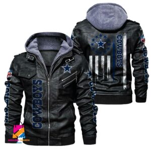 Dallas Cowboys NFL Style Leather Jacket For Fan