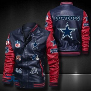 Dallas Cowboys NFL Style Leather Jacket For Fan
