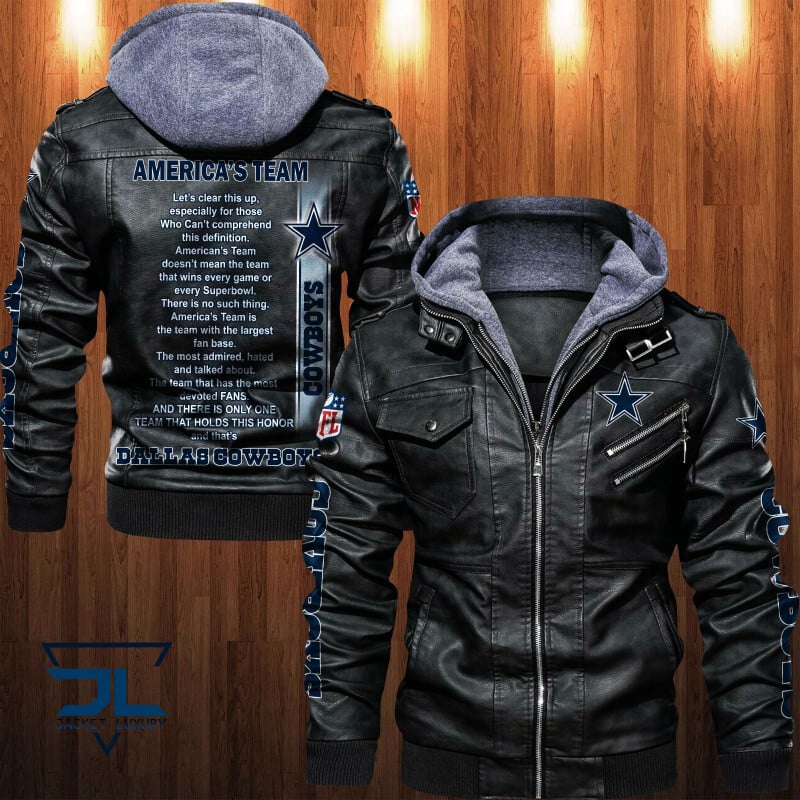 Dallas Cowboys NFL Style Leather Jacket For Fan