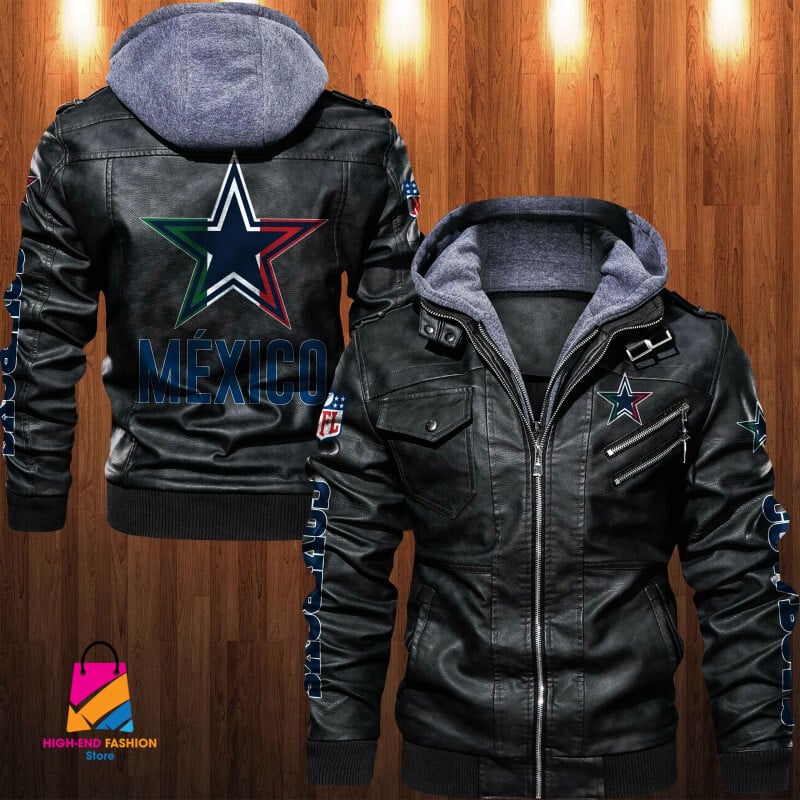 Dallas Cowboys NFL Style Leather Jacket For Fan