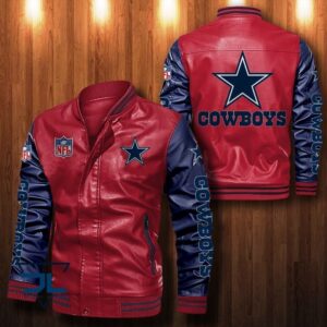 Dallas Cowboys NFL Style Leather Jacket For Fan