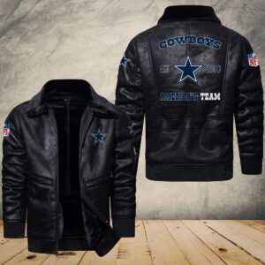 Dallas Cowboys NFL Style Leather Jacket For Fans