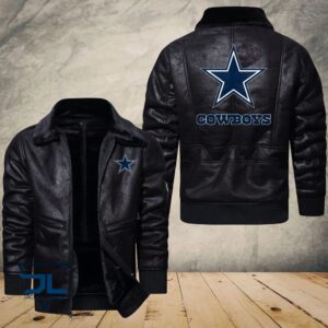 Dallas Cowboys NFL Style Leather Jacket For Fans