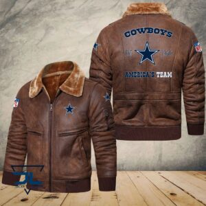 Dallas Cowboys NFL Style Leather Jacket For Fans