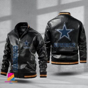 Dallas Cowboys NFL Style Leather Jacket For Fans