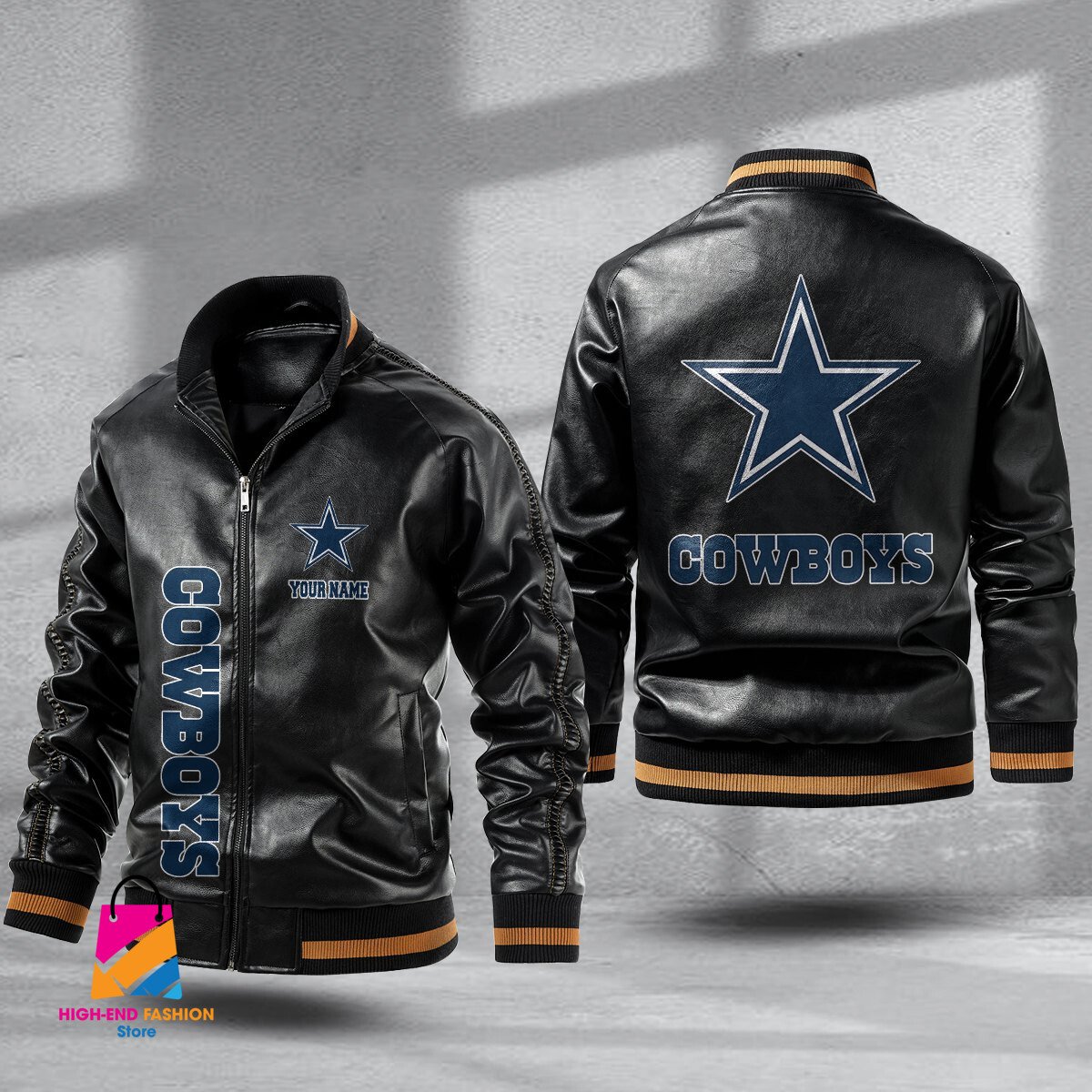 Dallas Cowboys NFL Style Leather Jacket For Fans