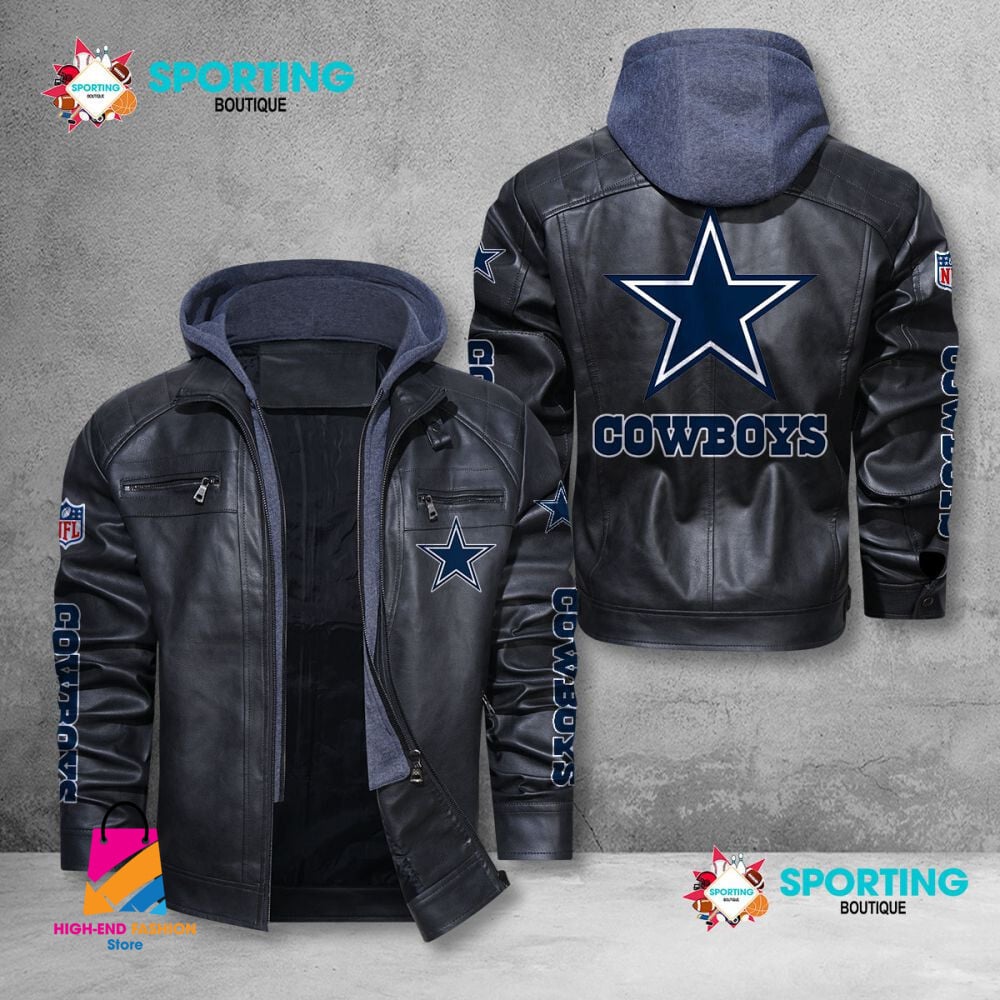 Dallas Cowboys NFL Style Leather Jacket For Fans