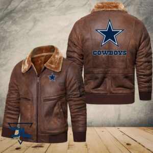 Dallas Cowboys NFL Style Leather Jacket For Fans