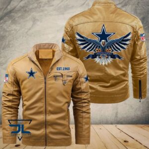 Dallas Cowboys NFL Style Leather Jacket For Fans