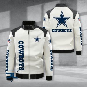Dallas Cowboys NFL Style Leather Jacket For Fans