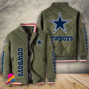 Dallas Cowboys NFL Style Puffer Jacket For Fans